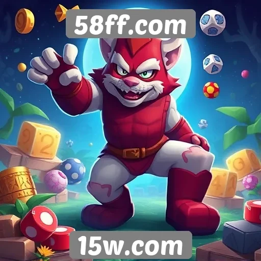 A diversidade de jogos disponíveis em 58ff.com